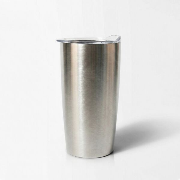 20oz Stainless Steel Tumbler (Silver) Thumbnail