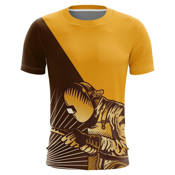 Welder Uniform Full Print Roundneck Shirt Thumbnail