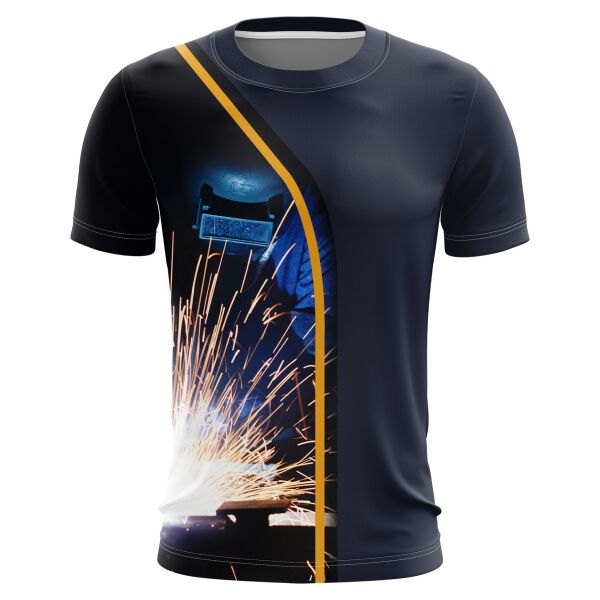 Welder Uniform Full Print Roundneck Shirt Thumbnail