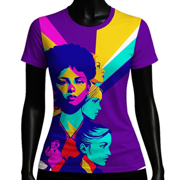 Women's Month Full Print Sublimation Roundneck Shirt Thumbnail