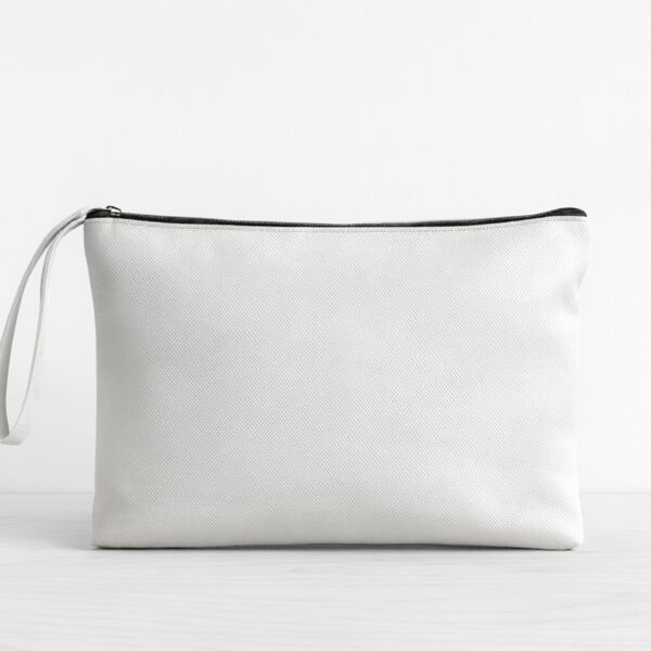 Canvas Pouch with Handle and Zipper Thumbnail