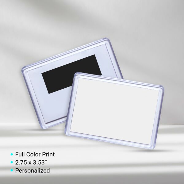 Acrylic Rectangular Photo Magnet  Thumbnail